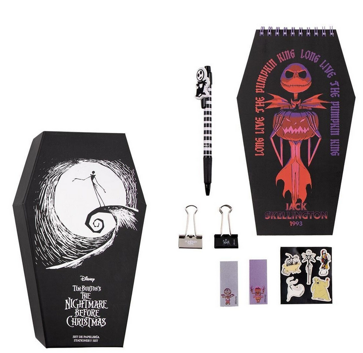 The Nightmare before Christmas - Schreibwaren set Sarg