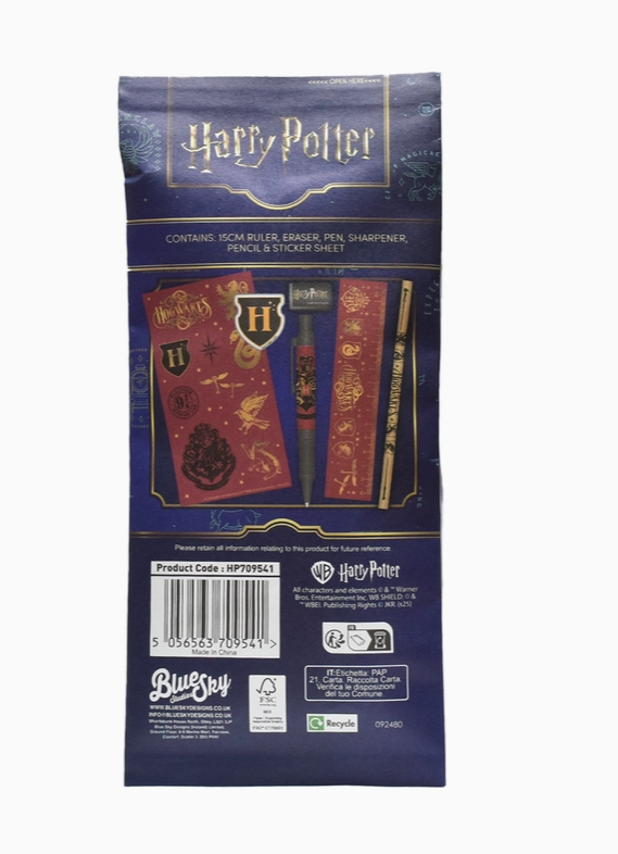 Harry Potter - Schreibwaren Set 6-Teilig - Magical Locations