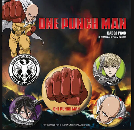 One Punch Man  - Buttons