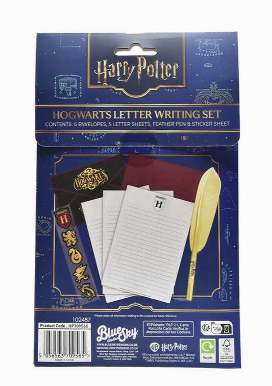 Harry Potter Briefset Merchandise Schreibwaren
