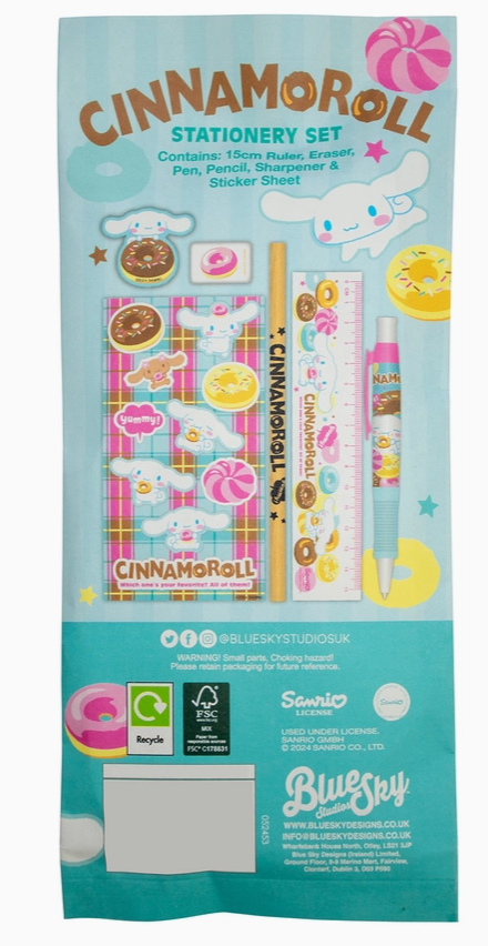 Sanrio Cinnamoroll - Schreibwaren Set 6-teilig