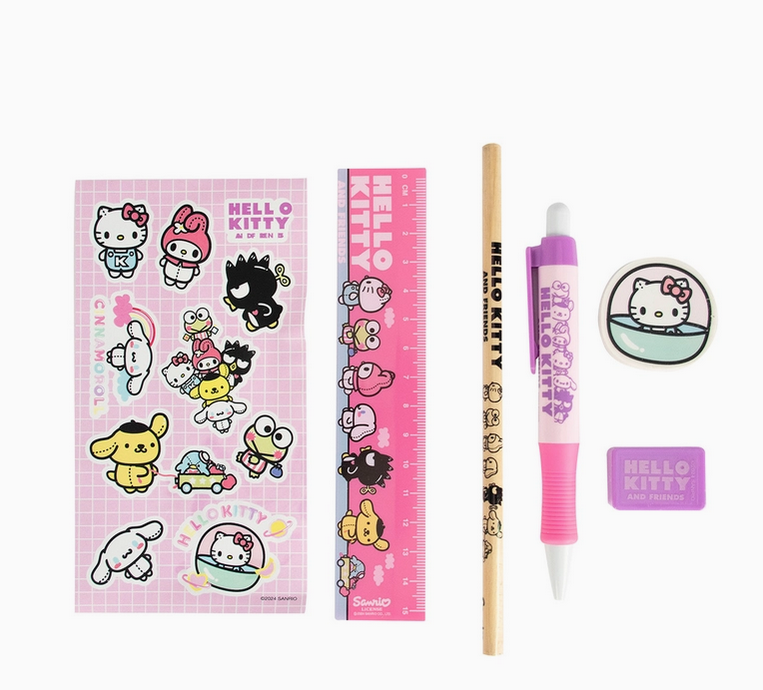 Sanrio Hello Kitty - Schreibwaren Set 6-Teilig merchandise