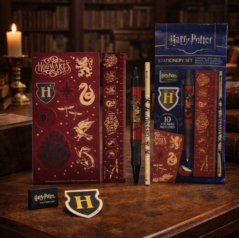 Harry Potter - Schreibwaren Set 6-Teilig - Magical Locations merchandise