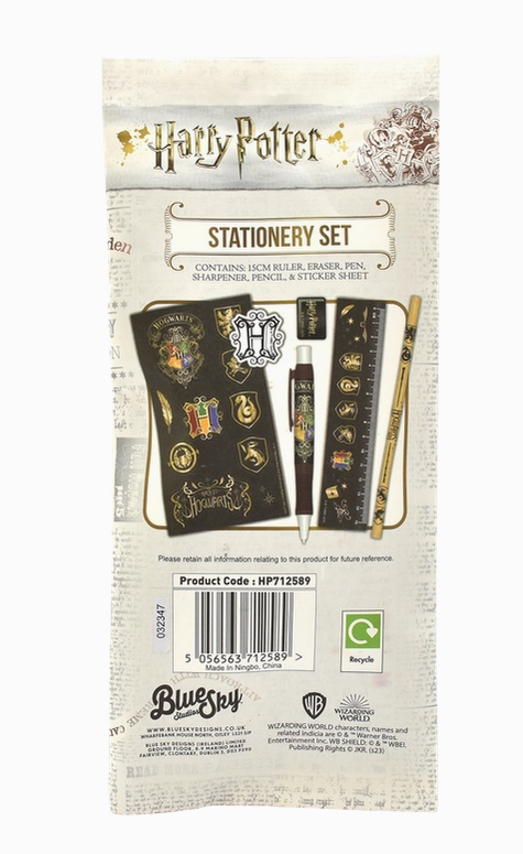 Harry Potter Schreibwaren Set 6-Teilig merchandise