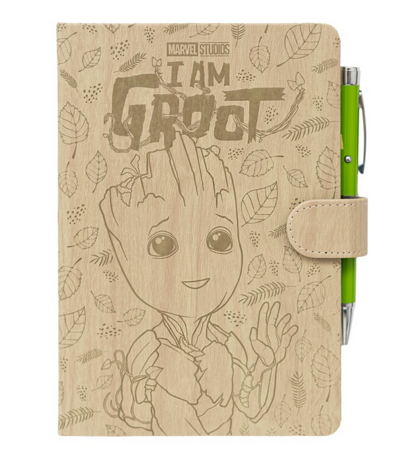 Marvel Groot - Premium A5 Notizbuch Mit Projektorstift 