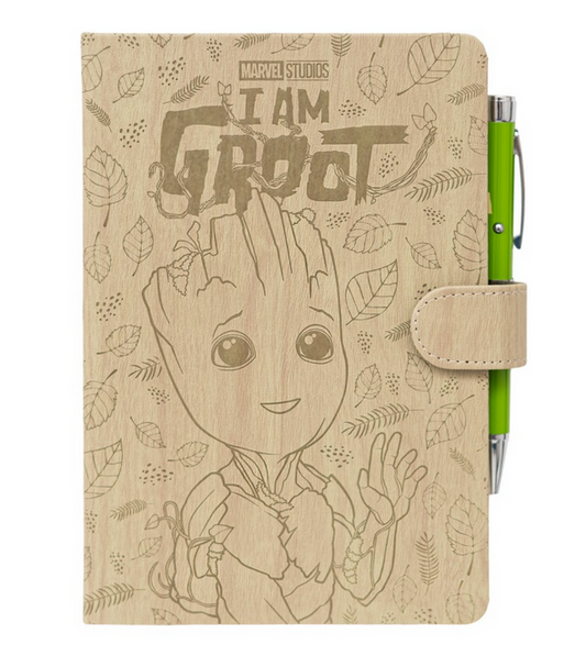 Marvel Groot - Premium A5 Notizbuch Mit Projektorstift 