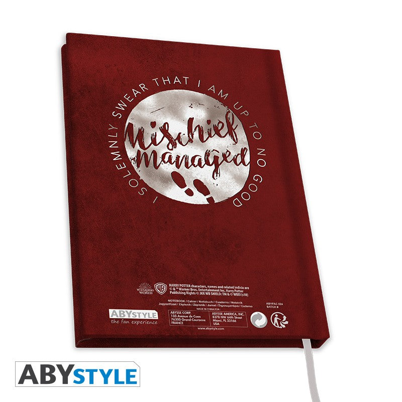 Harry Potter - Notizbuch A5 Karte d. Rumtreibers
